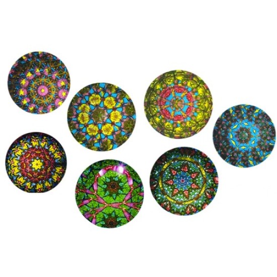 Kaleidoskopas su besisukančia dalimi, 20 cm.